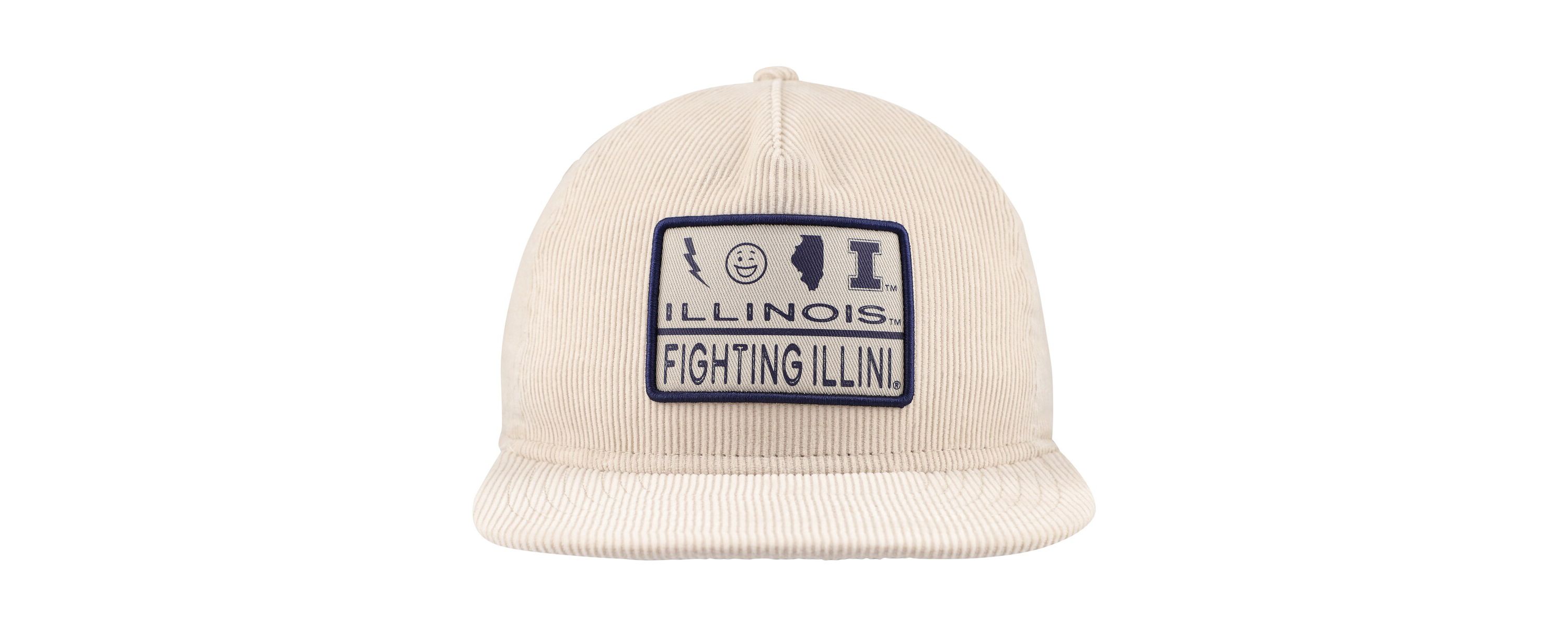 NCAA Illinois Fighting Illini Corduroy Golfer Snapback Hat