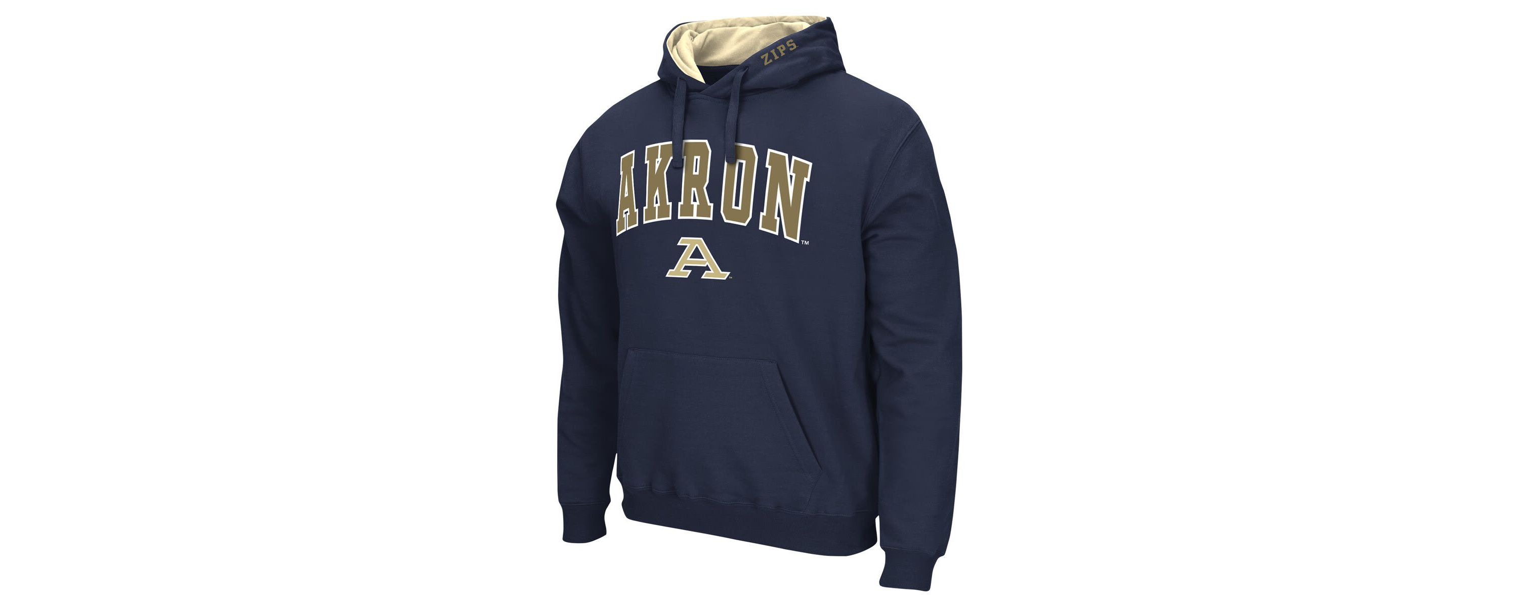 NCAA Akron Zips Arch & Logo Pullover Hoodie