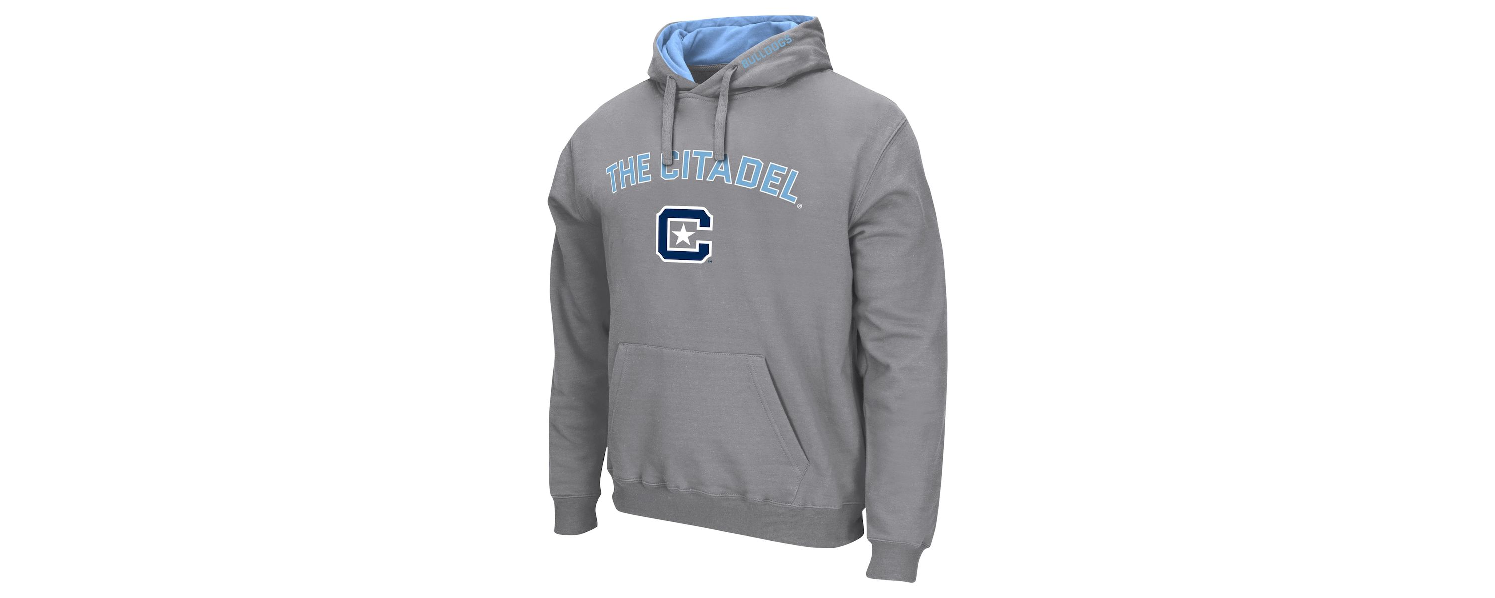 NCAA Citadel Bulldogs Arch & Logo Pullover Hoodie