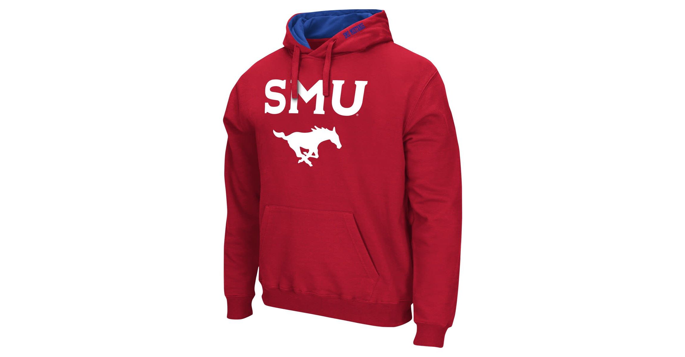 NCAA SMU Mustangs Arch & Logo Pullover Hoodie
