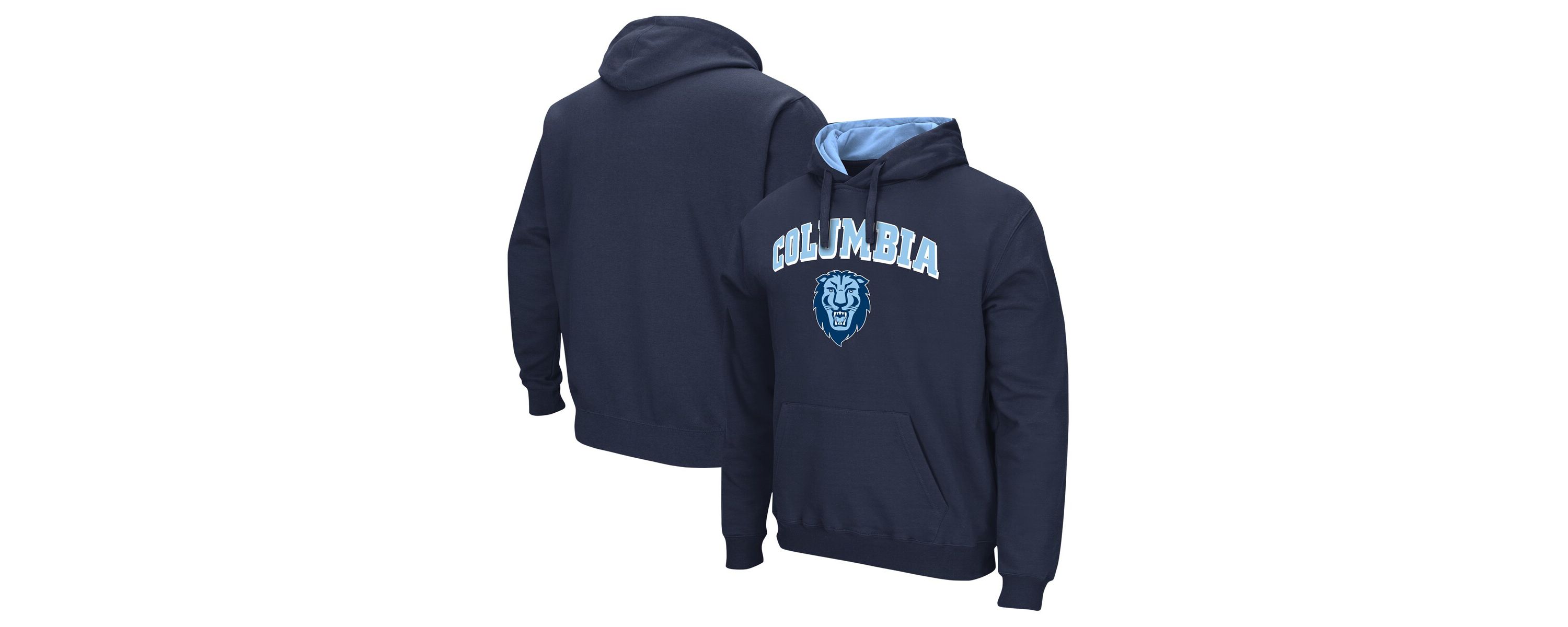 Columbia University NCAA University Arch & Logo Pullover Hoodie