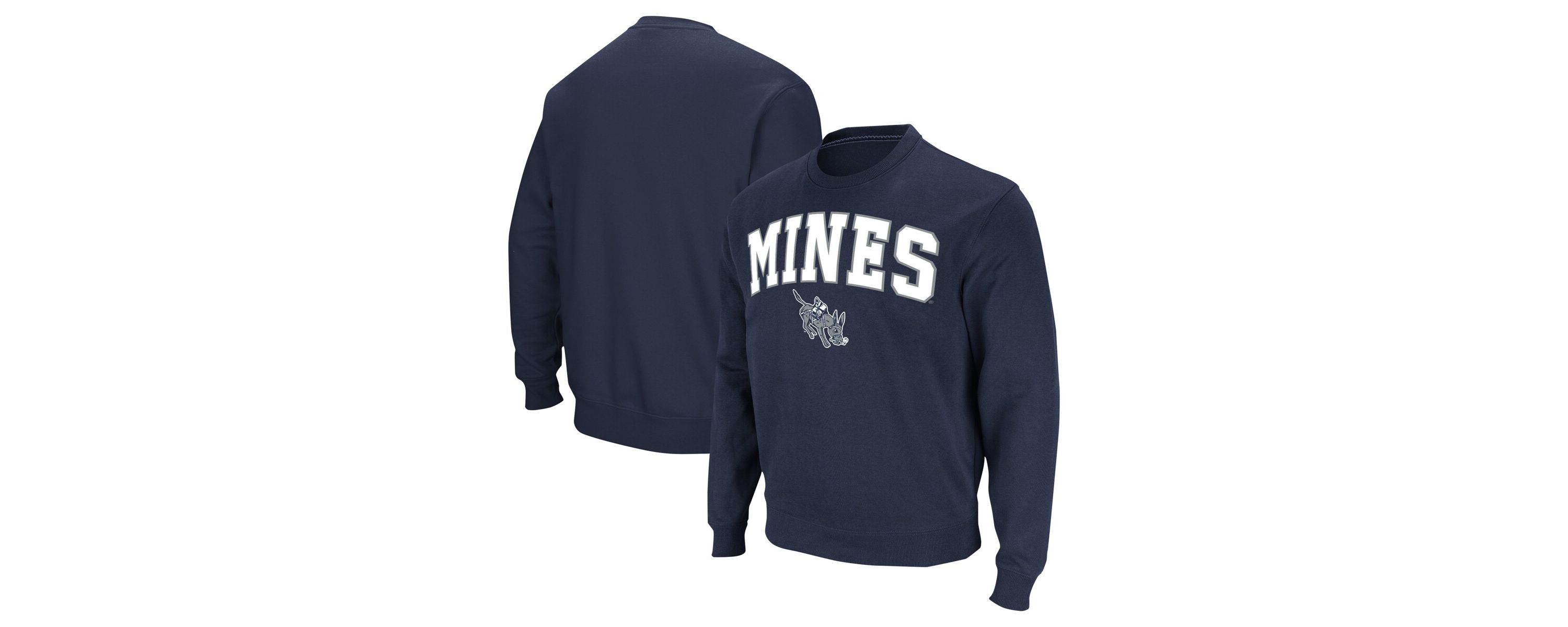 NCAA Colorado School of Mines Orediggers Arch & Logo Pullover Sweatshirt