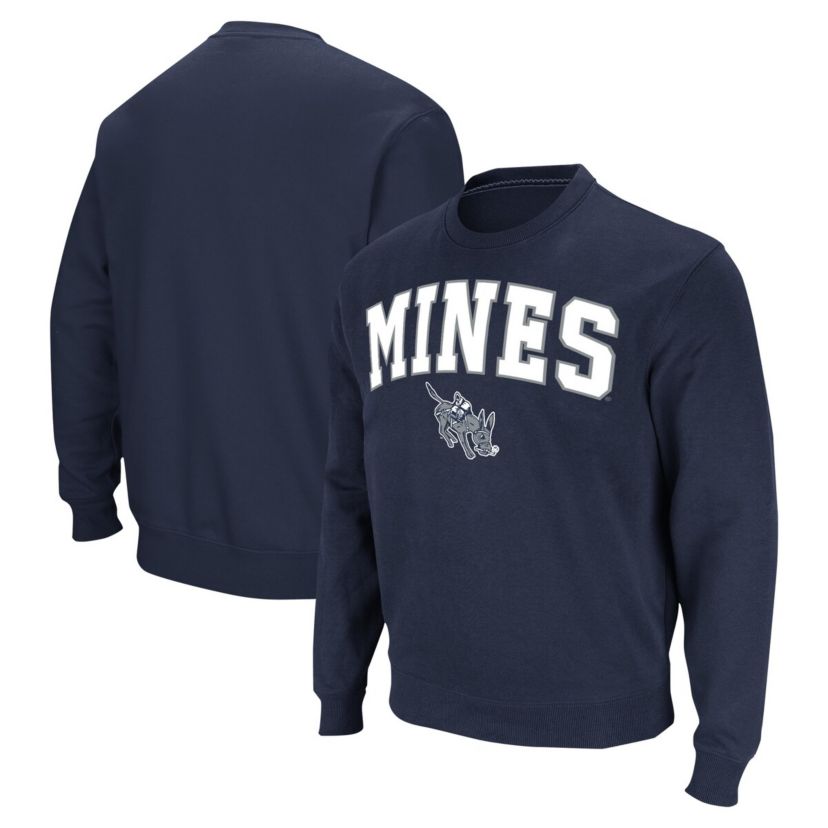 NCAA Colorado School of Mines Orediggers Arch & Logo Pullover Sweatshirt
