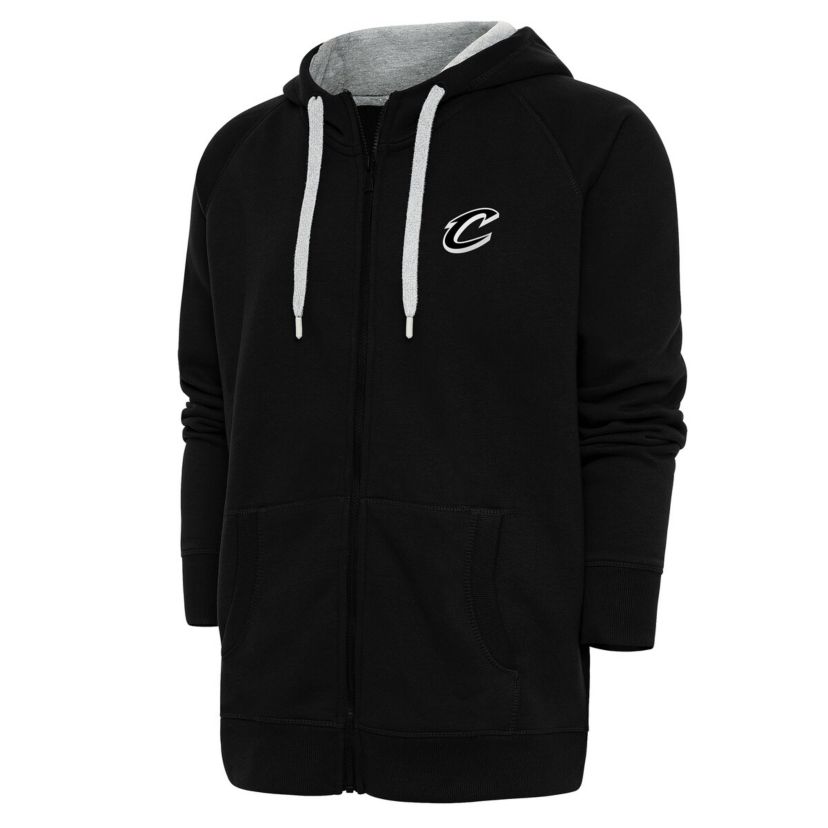 NBA Cleveland Cavaliers Metallic Logo Victory Raglan Full-Zip Hoodie
