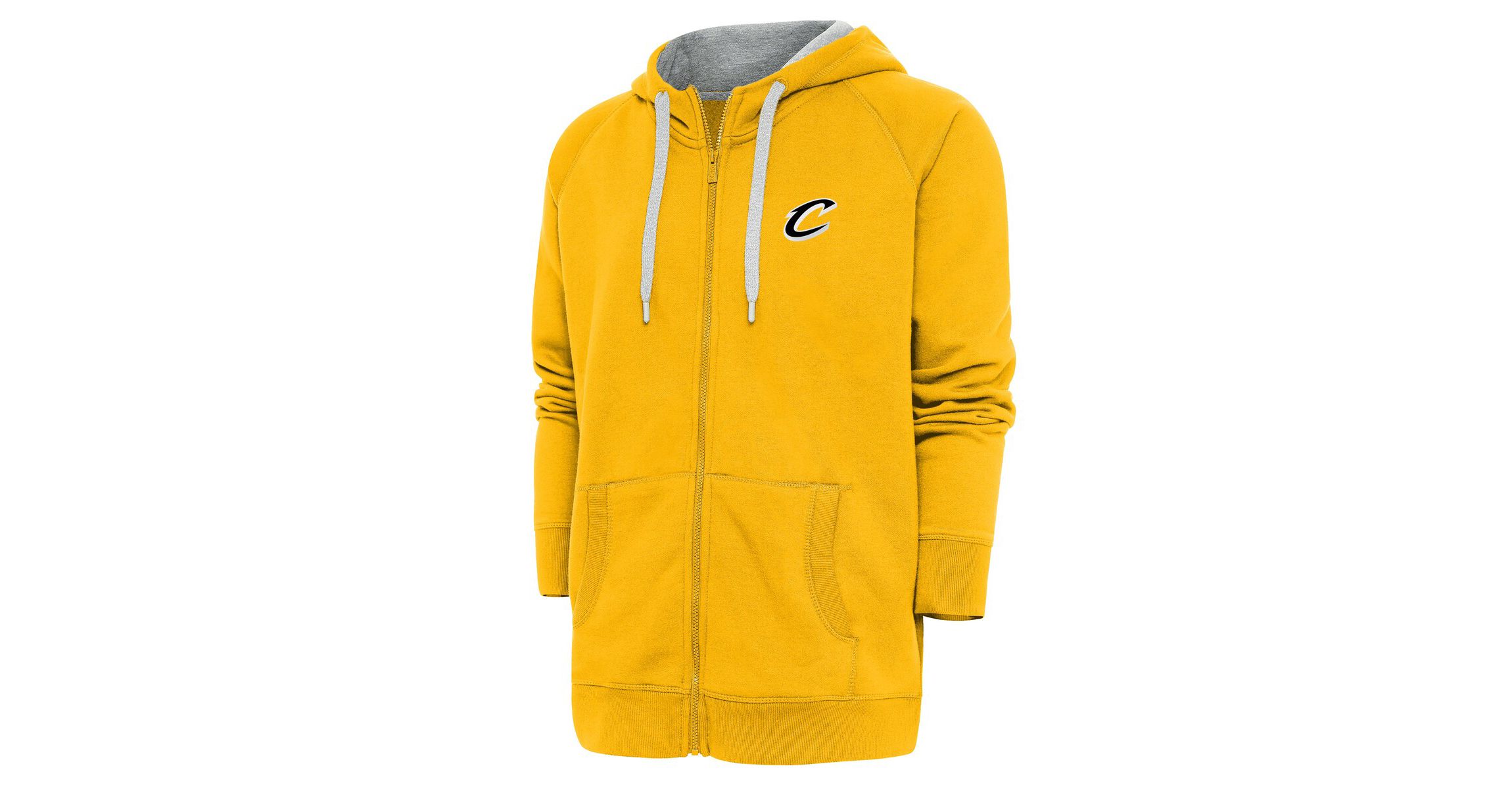 NBA Cleveland Cavaliers Metallic Logo Victory Raglan Full-Zip Hoodie