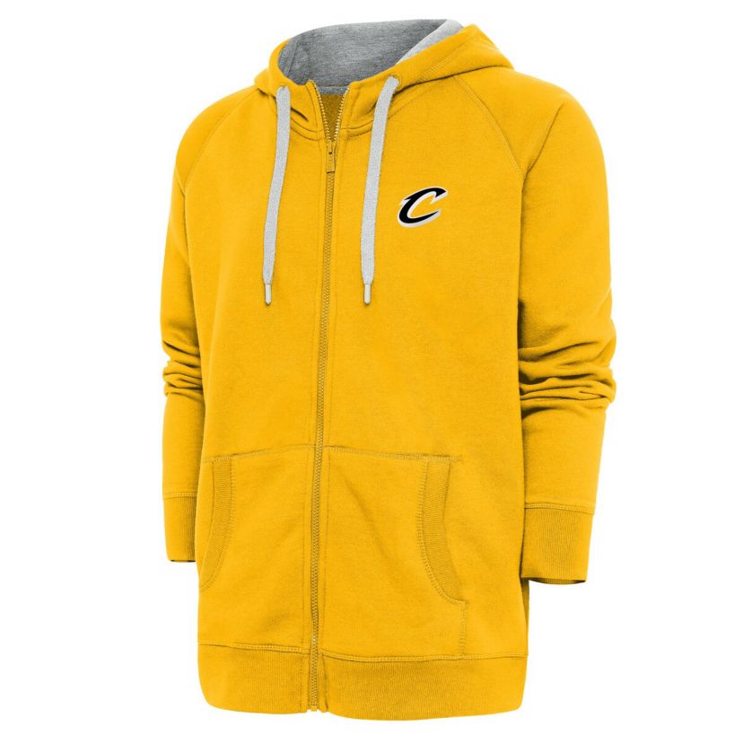 NBA Cleveland Cavaliers Metallic Logo Victory Raglan Full-Zip Hoodie