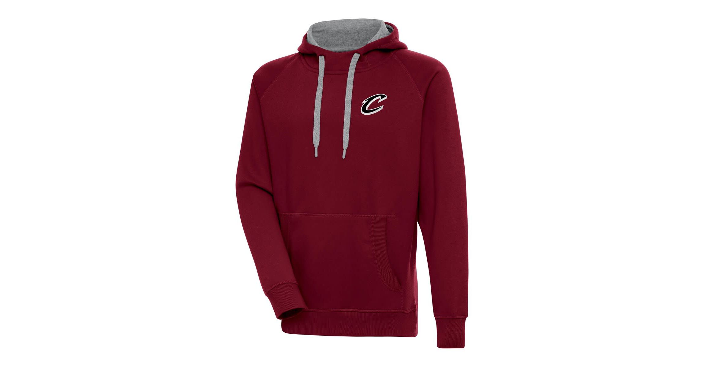 NBA Cleveland Cavaliers Metallic Logo Victory Raglan Pullover Hoodie