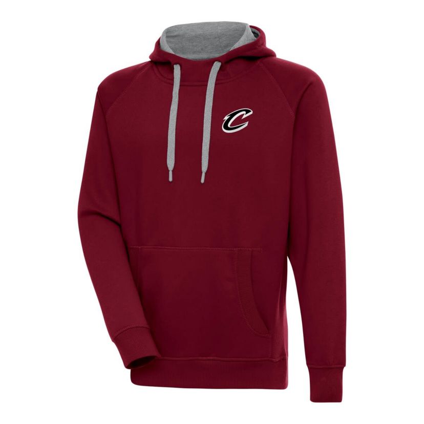 NBA Cleveland Cavaliers Metallic Logo Victory Raglan Pullover Hoodie
