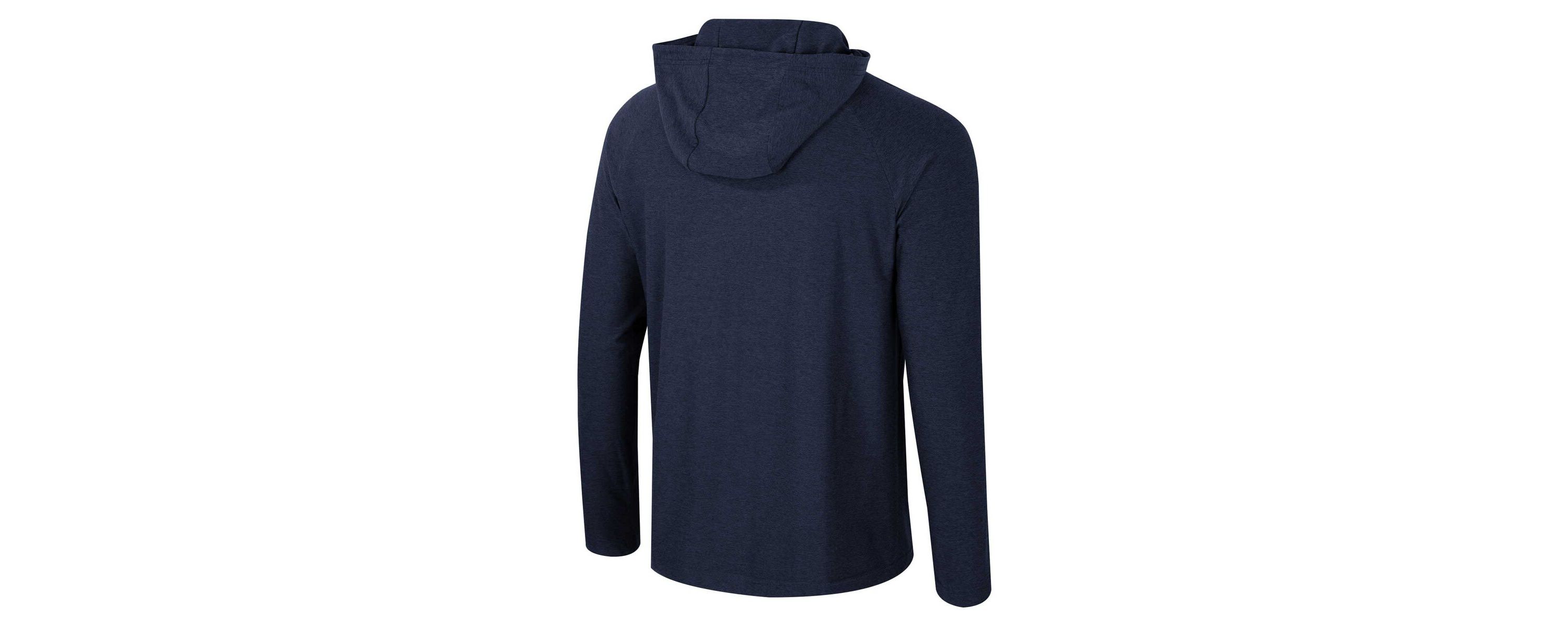 NCAA Michigan Wolverines Cloud Jersey Raglan Long Sleeve Hoodie T-Shirt