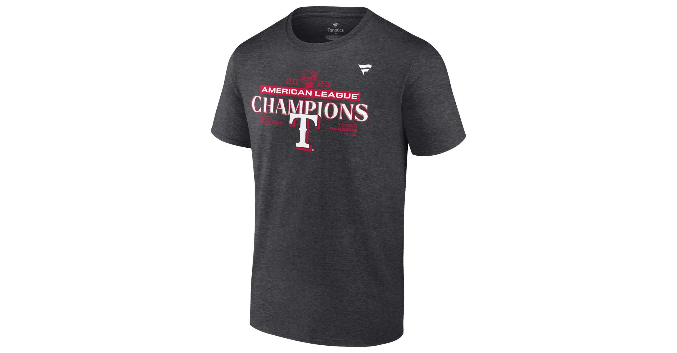 MLB Fanatics Texas Rangers 2023 American League s Locker Room Big & Tall T-Shirt