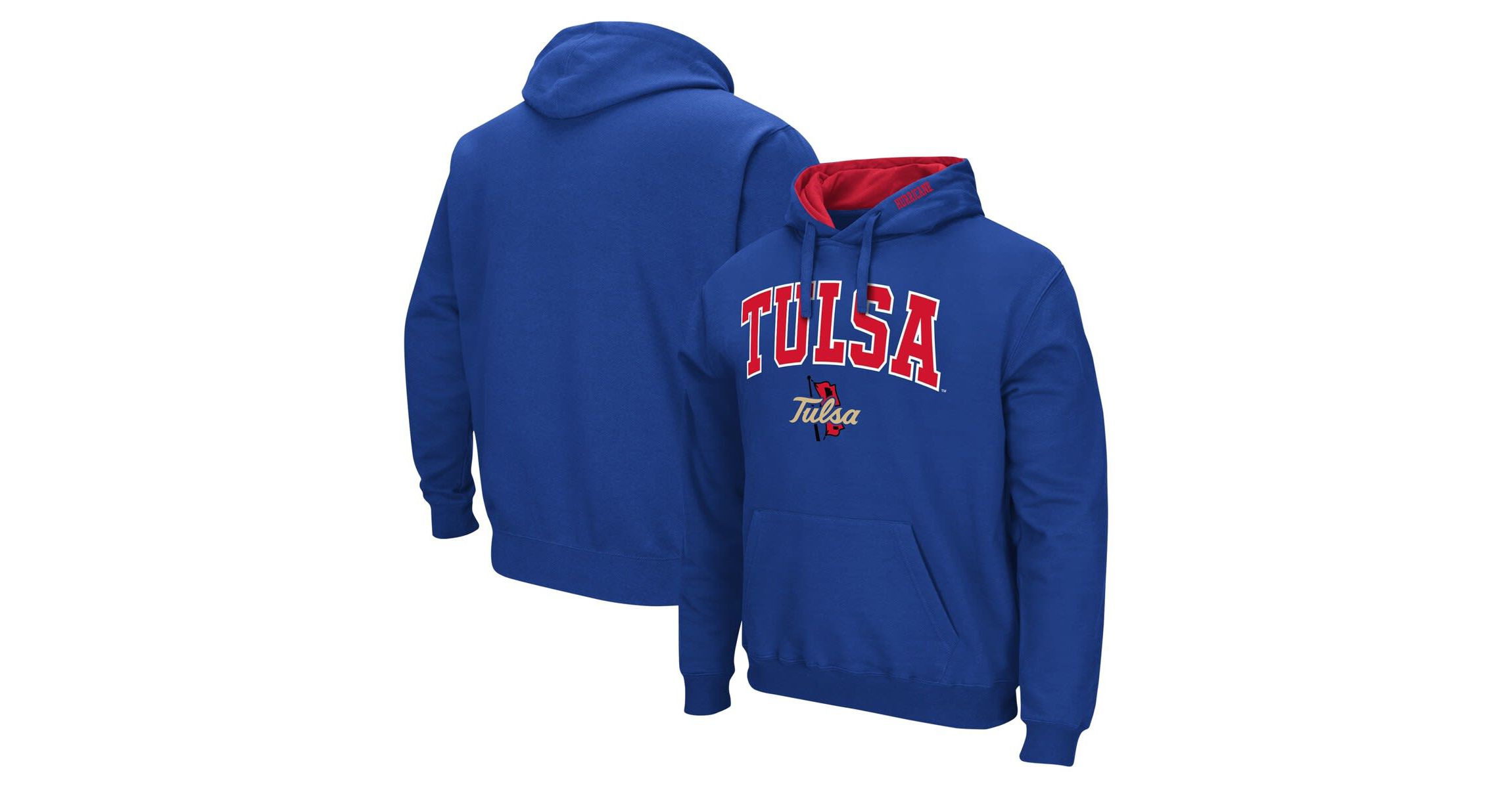 NCAA Tulsa Golden Hurricane Arch & Logo Pullover Hoodie
