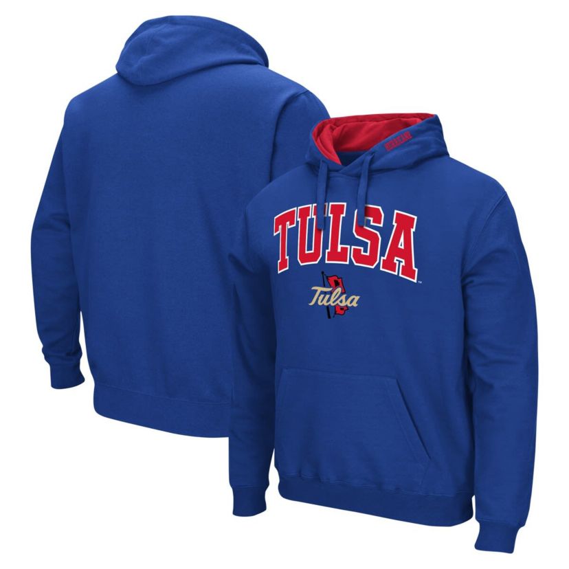 NCAA Tulsa Golden Hurricane Arch & Logo Pullover Hoodie