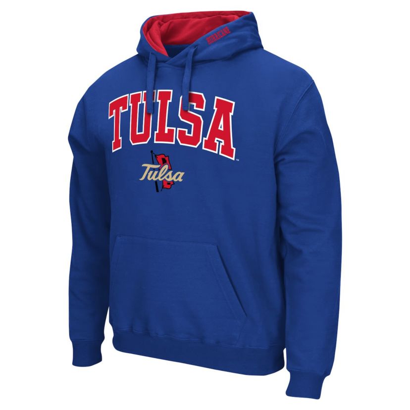 NCAA Tulsa Golden Hurricane Arch & Logo Pullover Hoodie