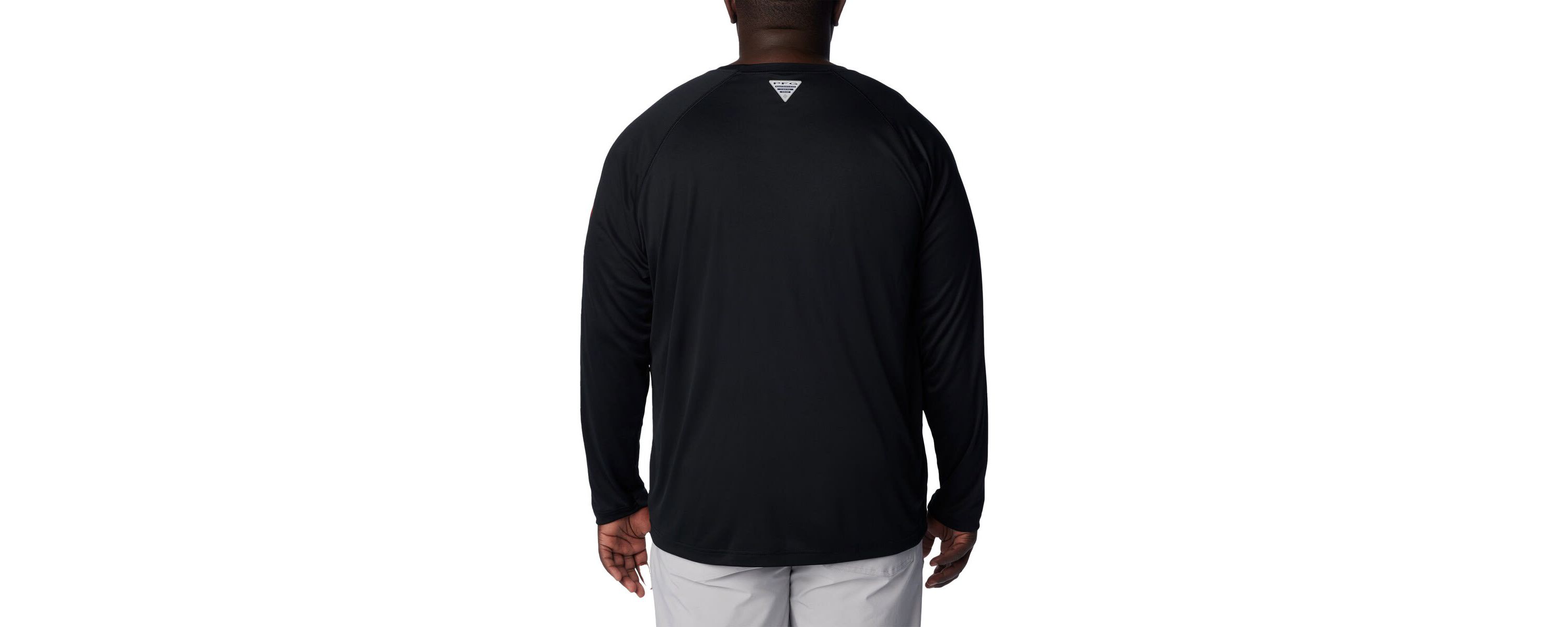 NCAA Arkansas Razorbacks Big & Tall PFG Terminal Tackle Omni-Shade Raglan Long Sleeve T-Shirt