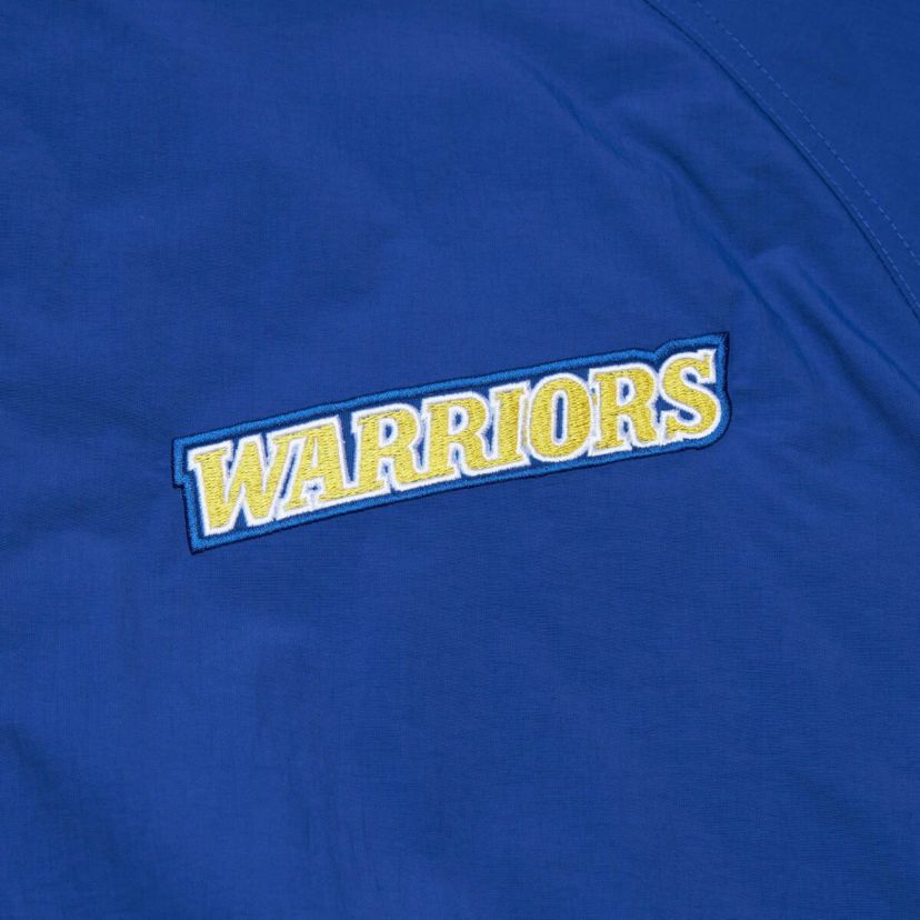 NBA Golden State Warriors Hardwood Classics Retro Quilted Raglan Full-Zip Hoodie