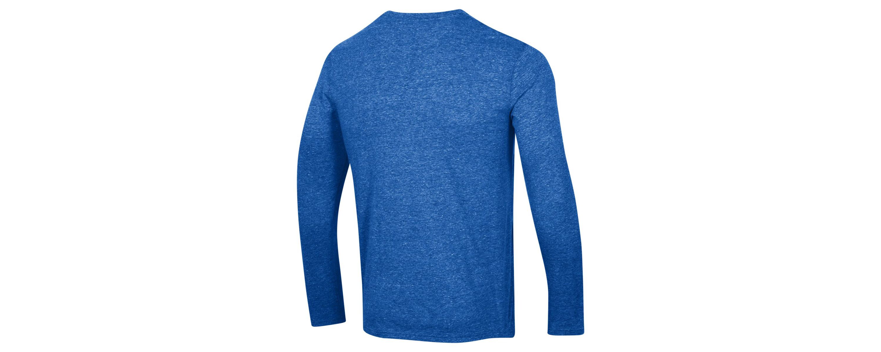 NHL St. Louis Blues Multi-Logo Tri-Blend Long Sleeve T-Shirt
