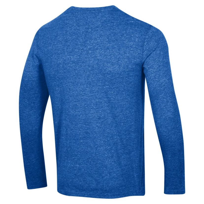 NHL St. Louis Blues Multi-Logo Tri-Blend Long Sleeve T-Shirt