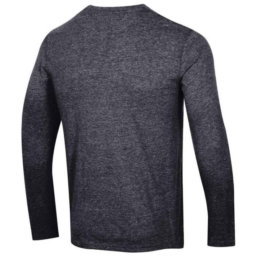 NHL Chicago Blackhawks Multi-Logo Tri-Blend Long Sleeve T-Shirt