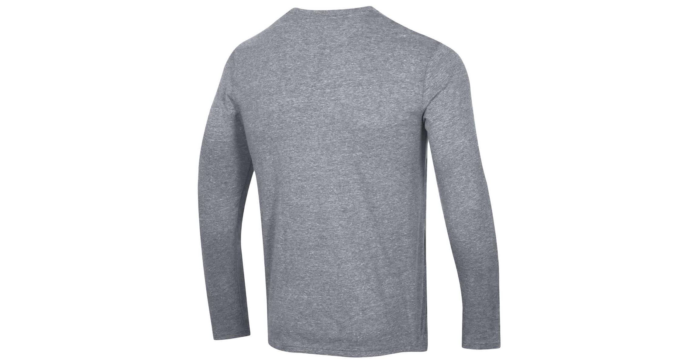 NHL Detroit Wings Tri-Blend Dual-Stripe Long Sleeve T-Shirt