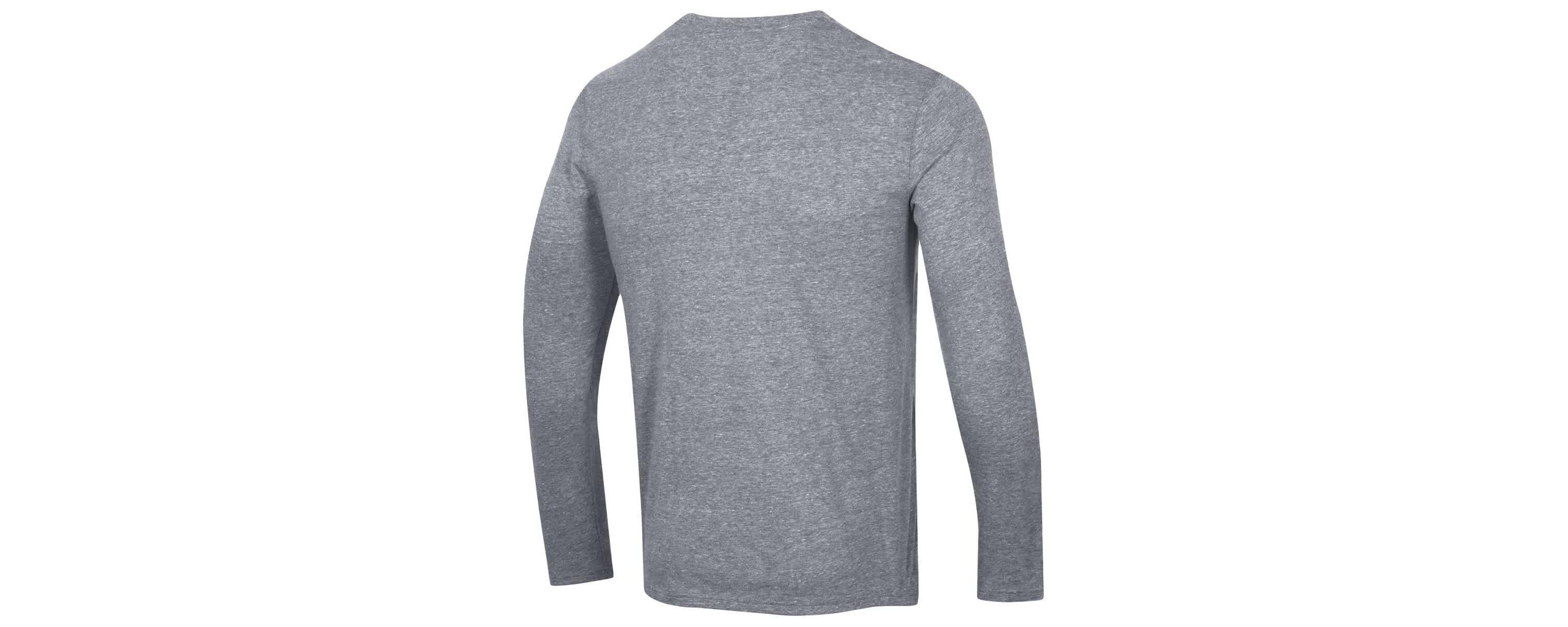 NHL Detroit Wings Tri-Blend Dual-Stripe Long Sleeve T-Shirt