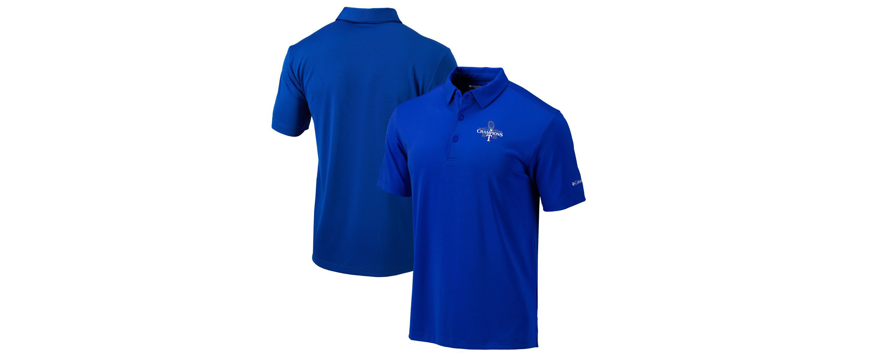 MLB Texas Rangers 2023 World Series s Omni-Wick Drive Polo