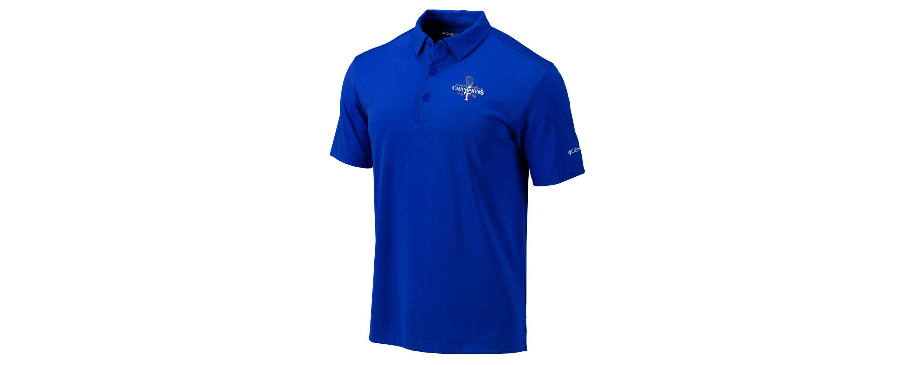 MLB Texas Rangers 2023 World Series s Omni-Wick Drive Polo