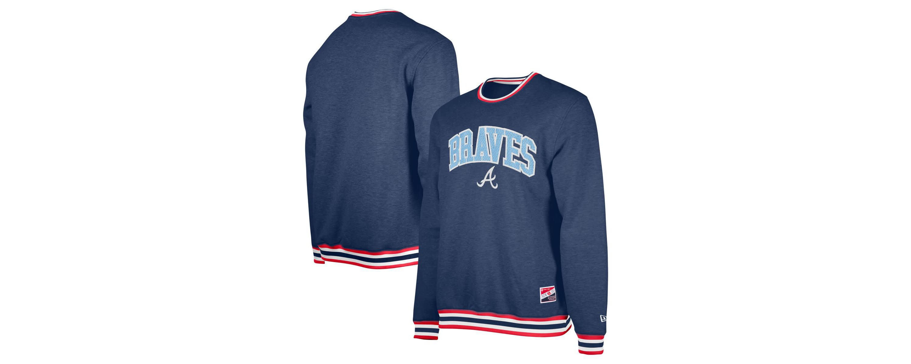 MLB Atlanta Braves Fathers Day Pullover Sweatshirt