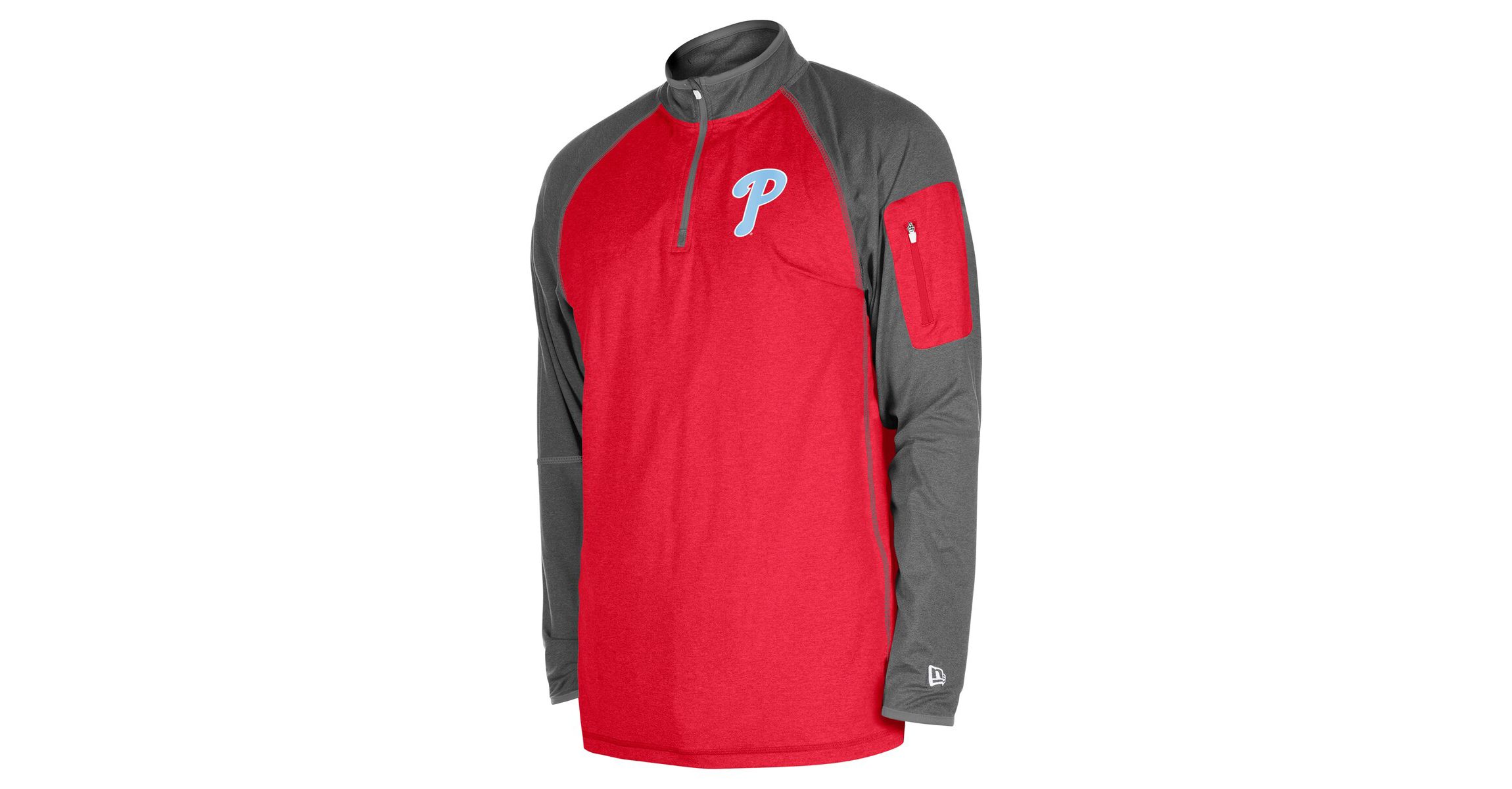MLB Philadelphia Phillies Fathers Day Raglan Quarter-Zip Top