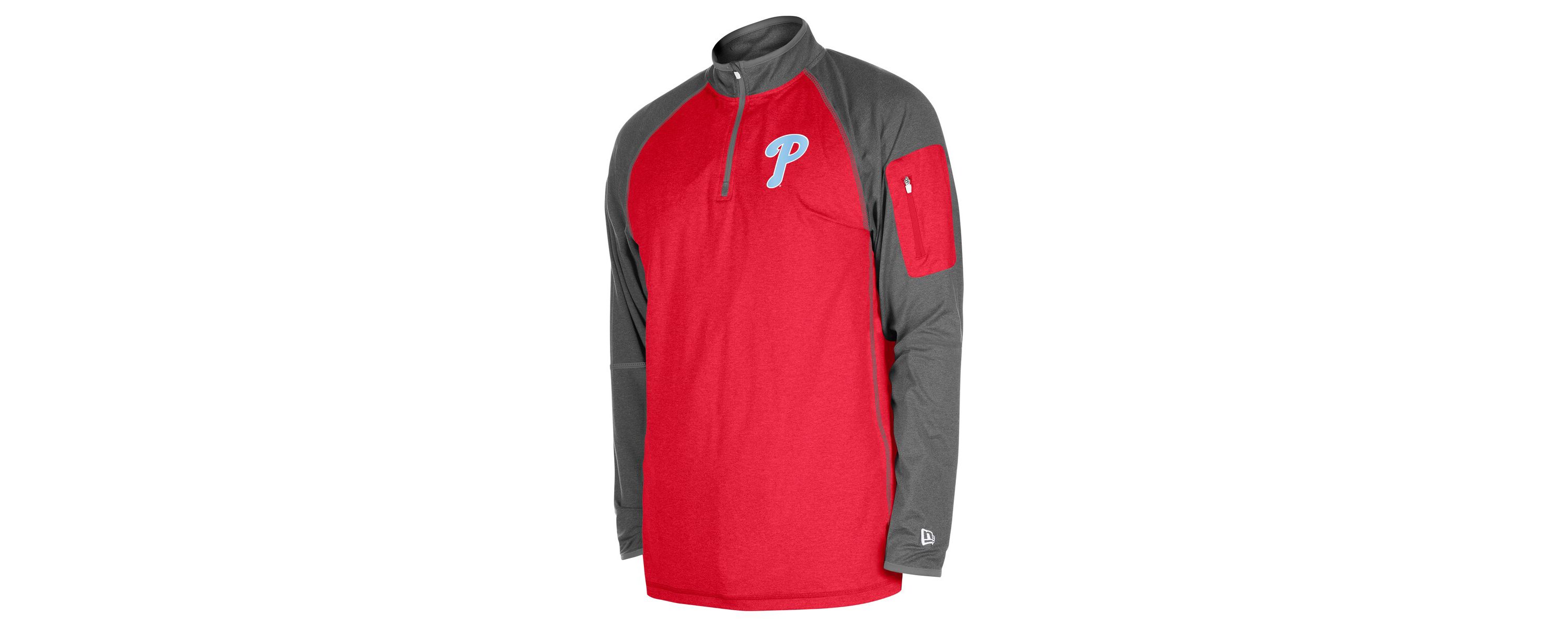 MLB Philadelphia Phillies Fathers Day Raglan Quarter-Zip Top
