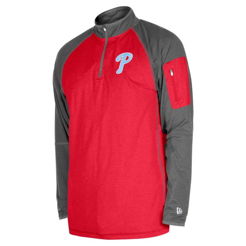 MLB Philadelphia Phillies Fathers Day Raglan Quarter-Zip Top