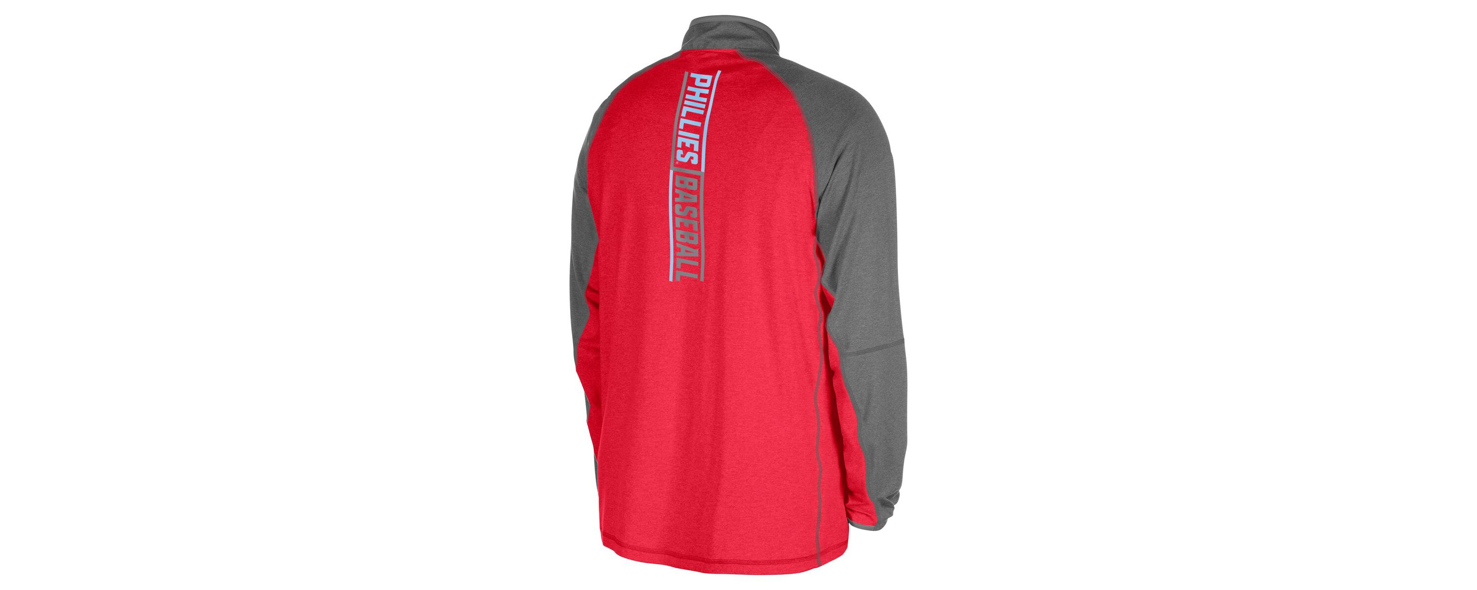 MLB Philadelphia Phillies Fathers Day Raglan Quarter-Zip Top