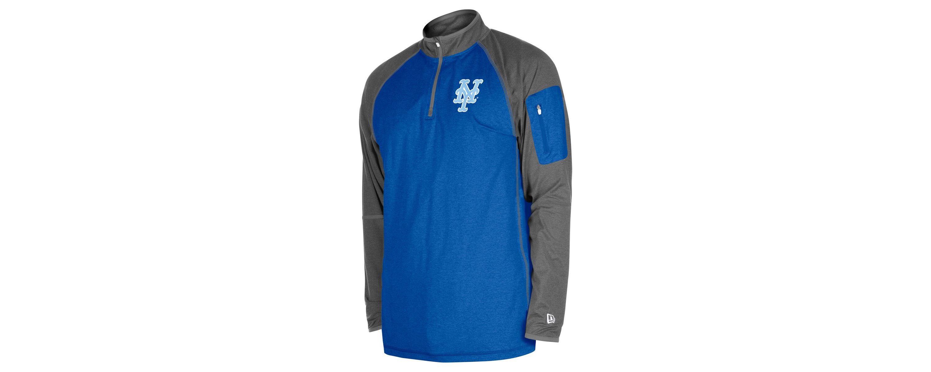 MLB New York Mets Fathers Day Raglan Quarter-Zip Top