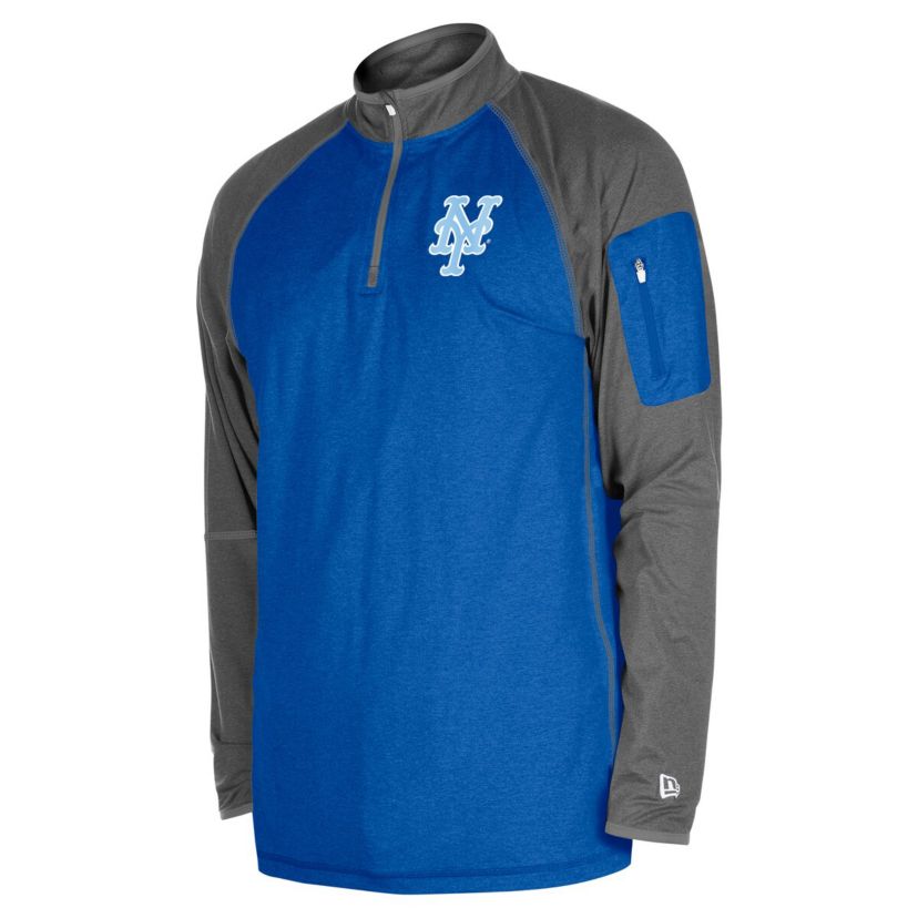 MLB New York Mets Fathers Day Raglan Quarter-Zip Top