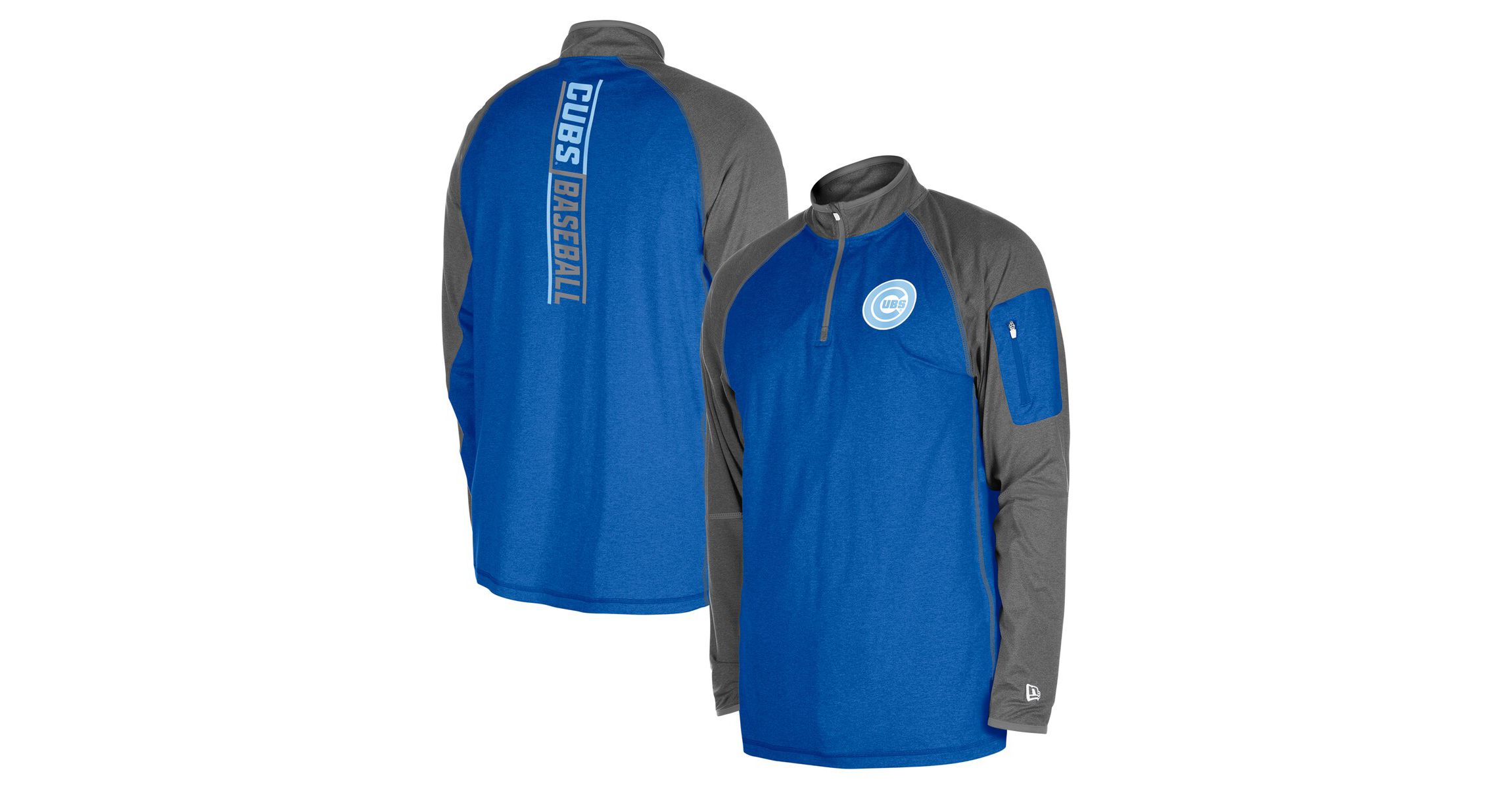 MLB Chicago Cubs Fathers Day Raglan Quarter-Zip Top