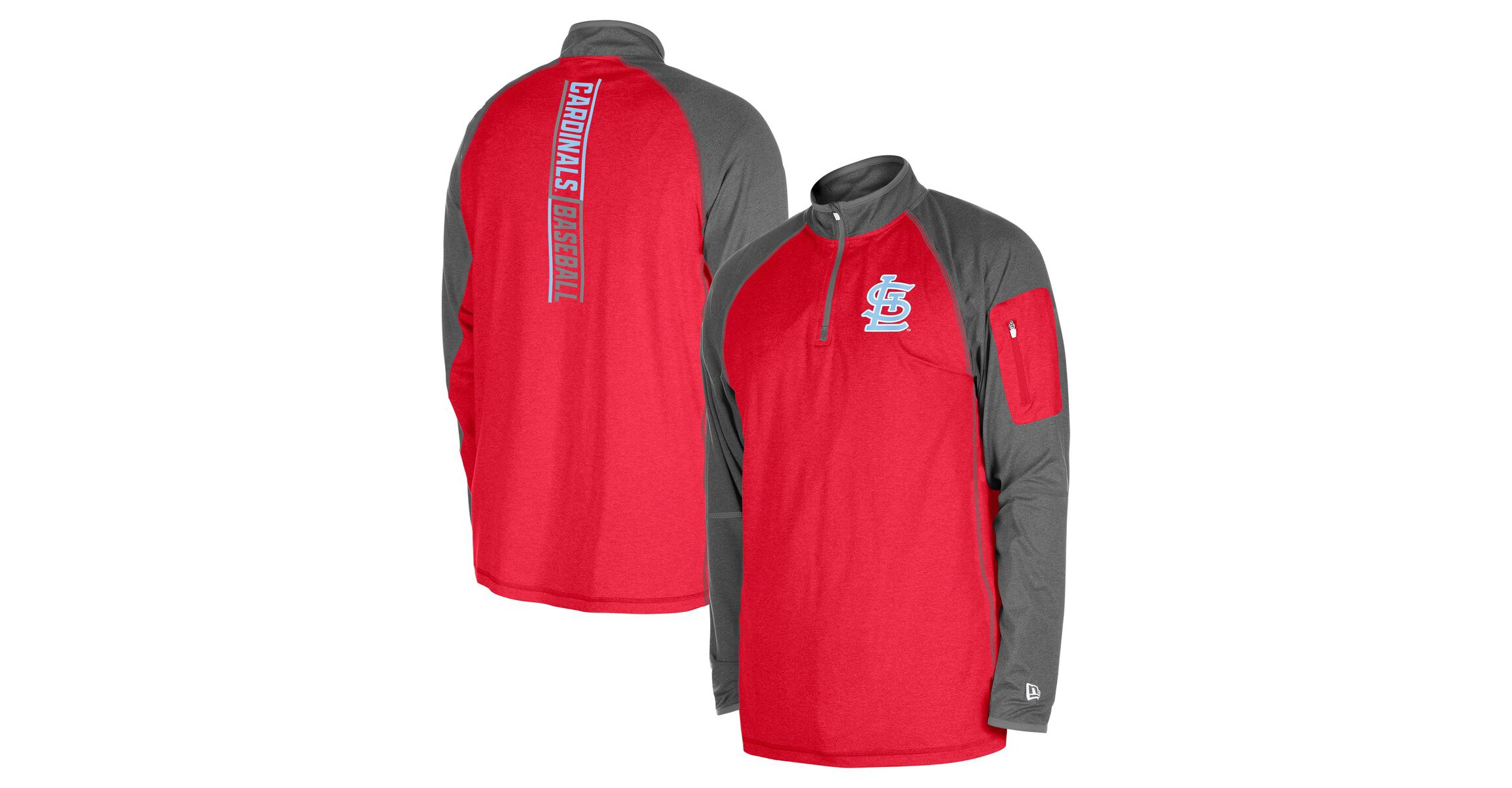 MLB St. Louis Cardinals Fathers Day Raglan Quarter-Zip Top
