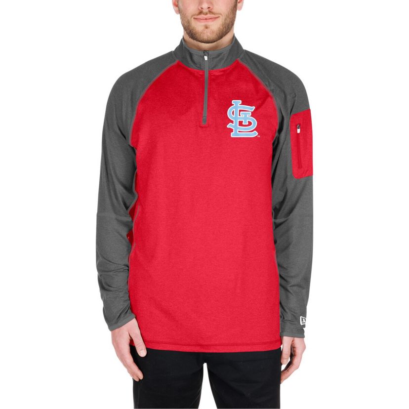MLB St. Louis Cardinals Fathers Day Raglan Quarter-Zip Top
