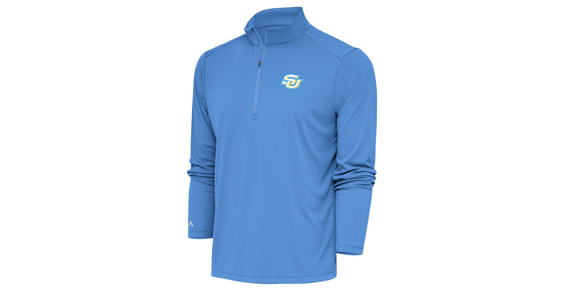 NCAA Light Southern University Jaguars Tribute Quarter-Zip Pullover Top