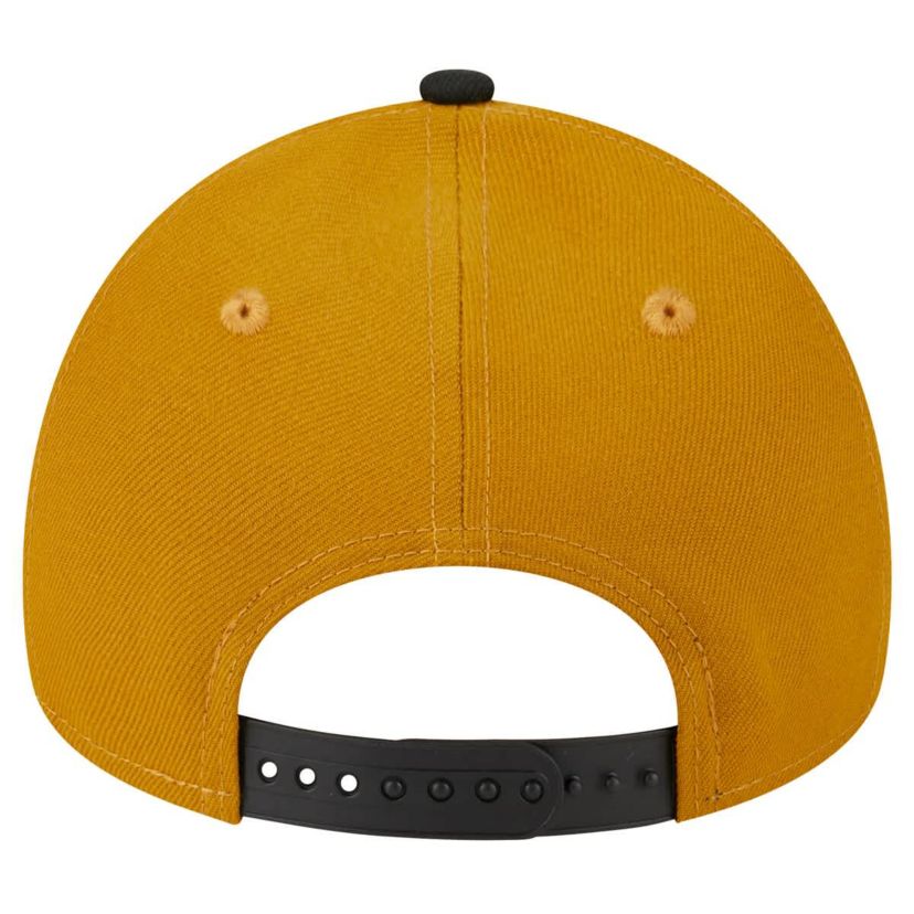 MLB Gold/Black Chicago Cubs Rustic A-Frame 9FORTY Adjustable Hat