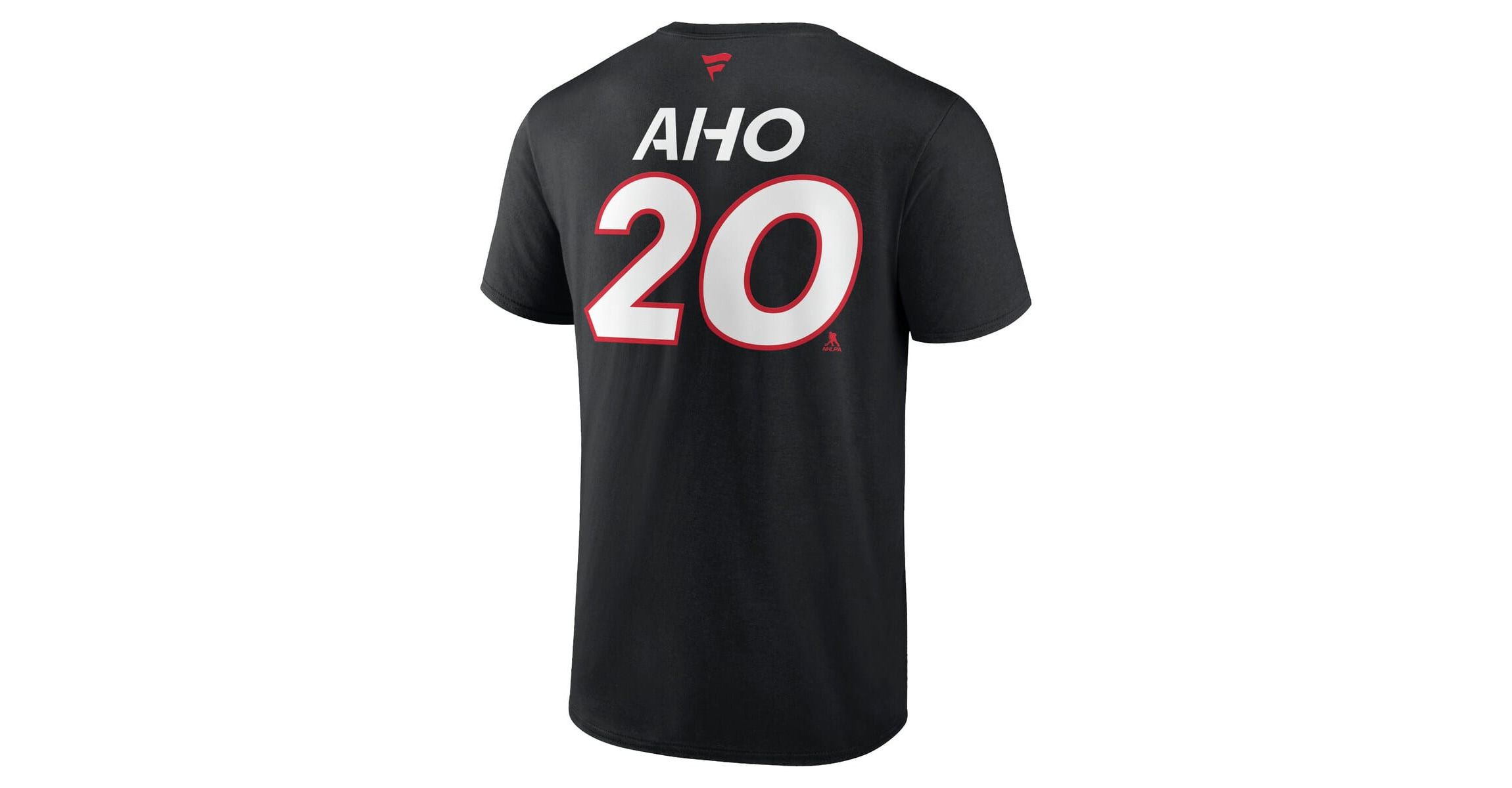 NHL Fanatics Sebastian Aho Carolina Hurricanes Authentic Pro Prime Name & Number T-Shirt