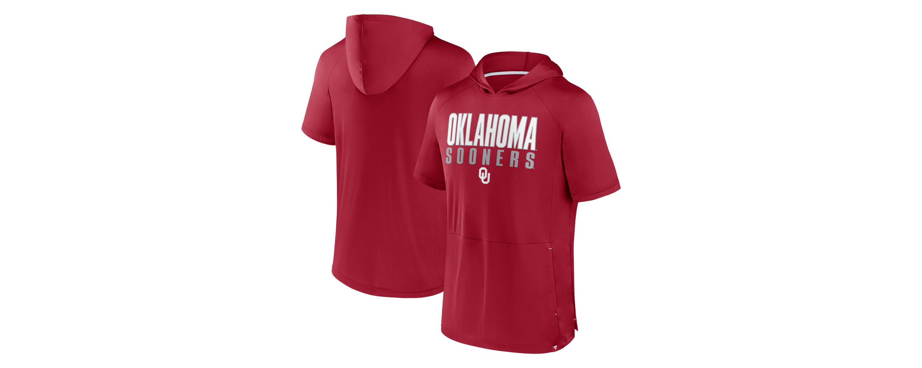 NCAA Fanatics Oklahoma Sooners Core Read Hoodie T-Shirt