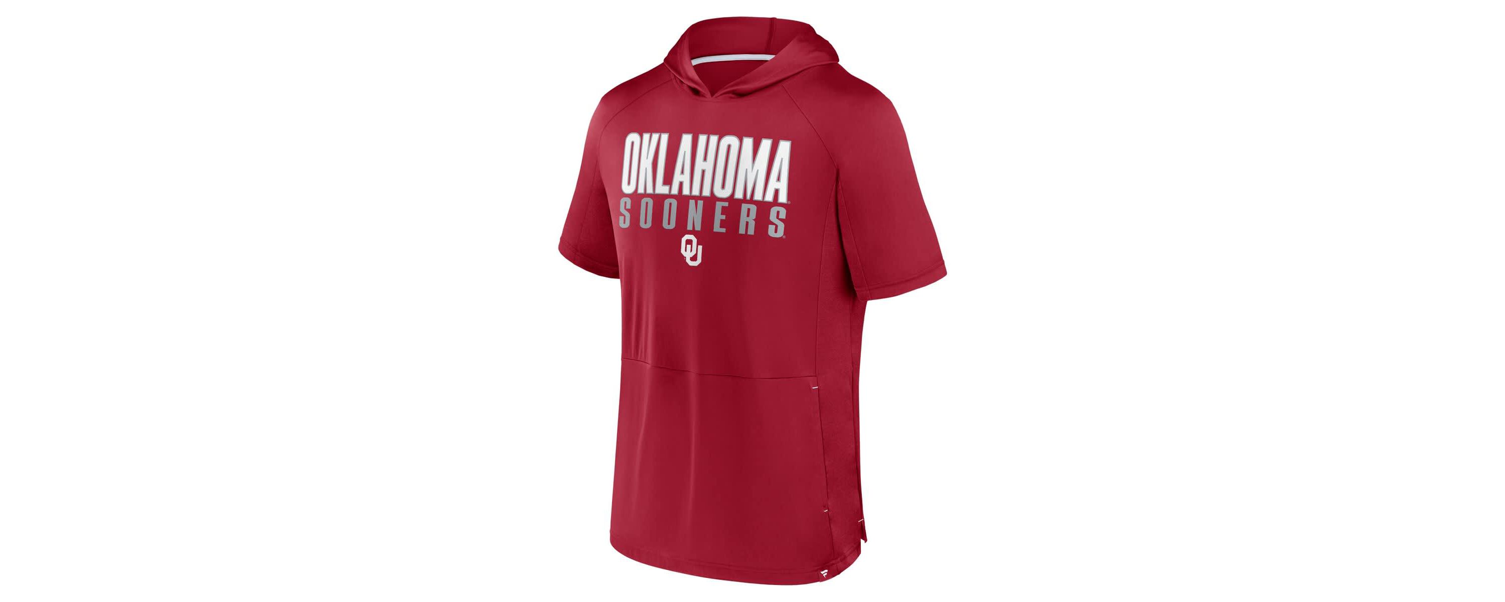 NCAA Fanatics Oklahoma Sooners Core Read Hoodie T-Shirt