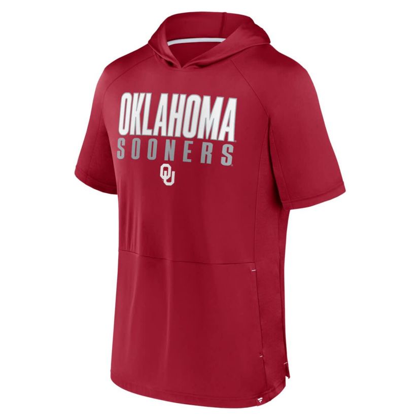 NCAA Fanatics Oklahoma Sooners Core Read Hoodie T-Shirt