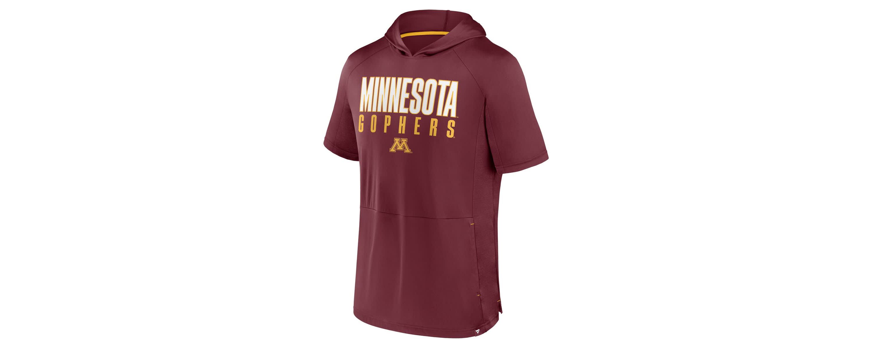NCAA Fanatics Minnesota Golden Gophers Core Read Hoodie T-Shirt