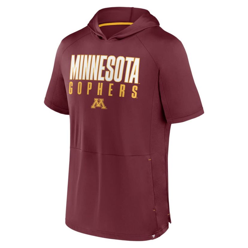 NCAA Fanatics Minnesota Golden Gophers Core Read Hoodie T-Shirt
