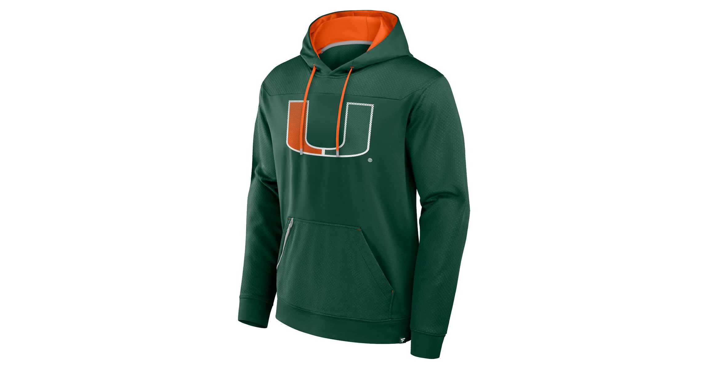 Miami (FL) Hurricanes NCAA Fanatics Miami Hurricanes Defender Dot Faded Primary Pullover Hoodie