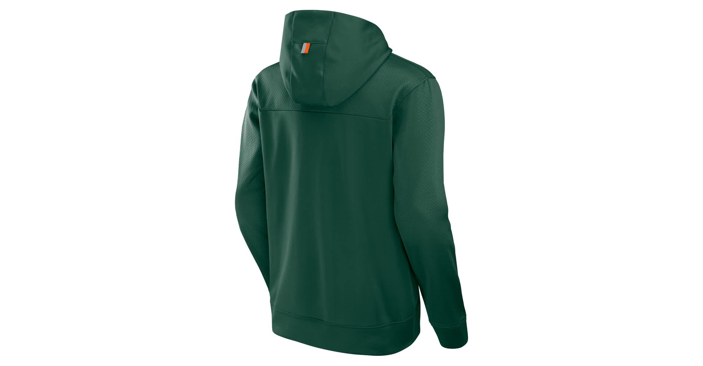 Miami (FL) Hurricanes NCAA Fanatics Miami Hurricanes Defender Dot Faded Primary Pullover Hoodie