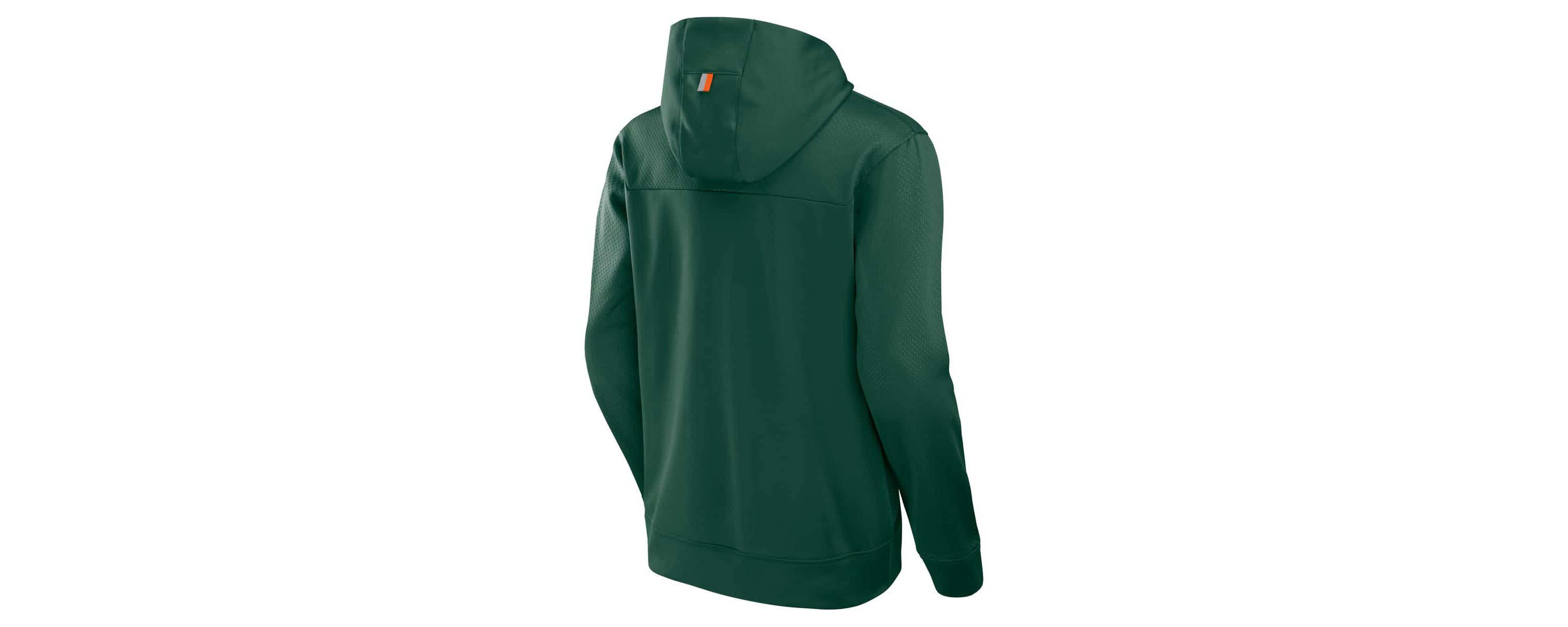 Miami (FL) Hurricanes NCAA Fanatics Miami Hurricanes Defender Dot Faded Primary Pullover Hoodie