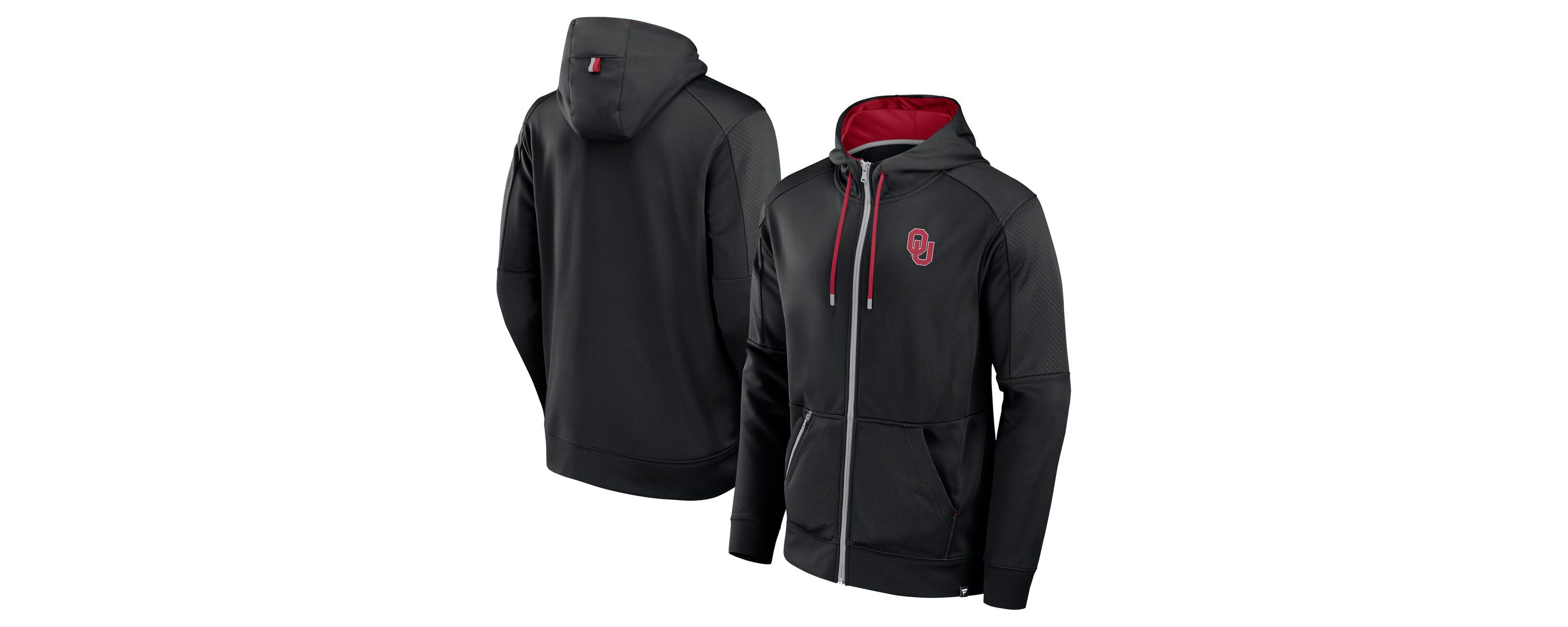 NCAA Fanatics Oklahoma Sooners Defender Full-Zip Hoodie