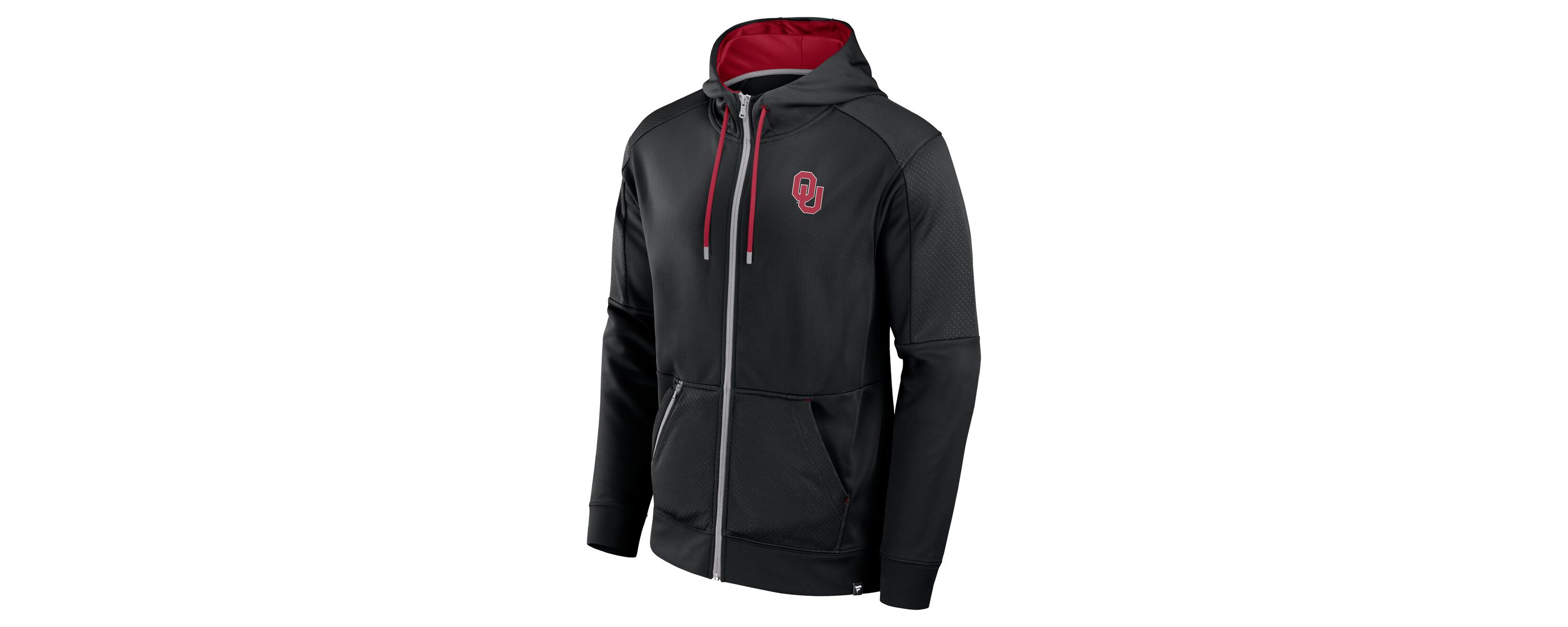 NCAA Fanatics Oklahoma Sooners Defender Full-Zip Hoodie