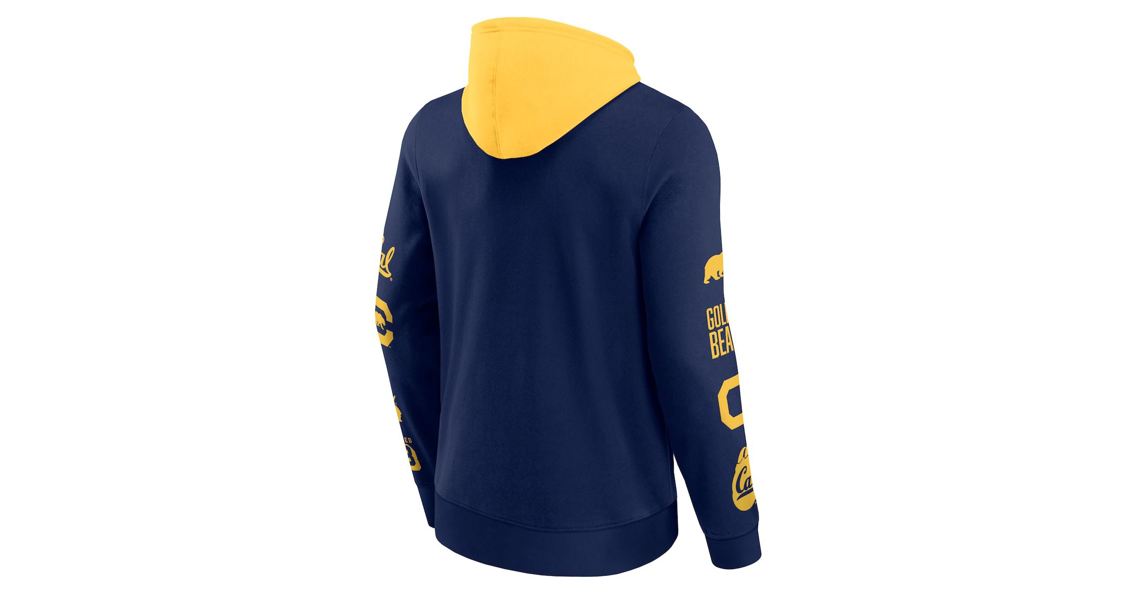 California Golden Bears NCAA Fanatics Cal Bears Color Block Badge Fleece Pullover Hoodie